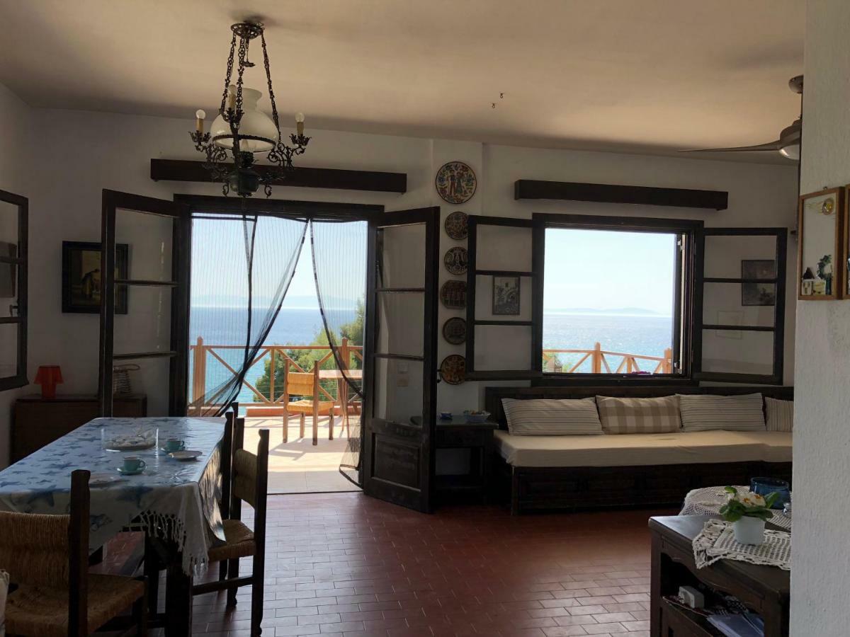 Unique Sea View House Villa Kalandra Eksteriør bilde