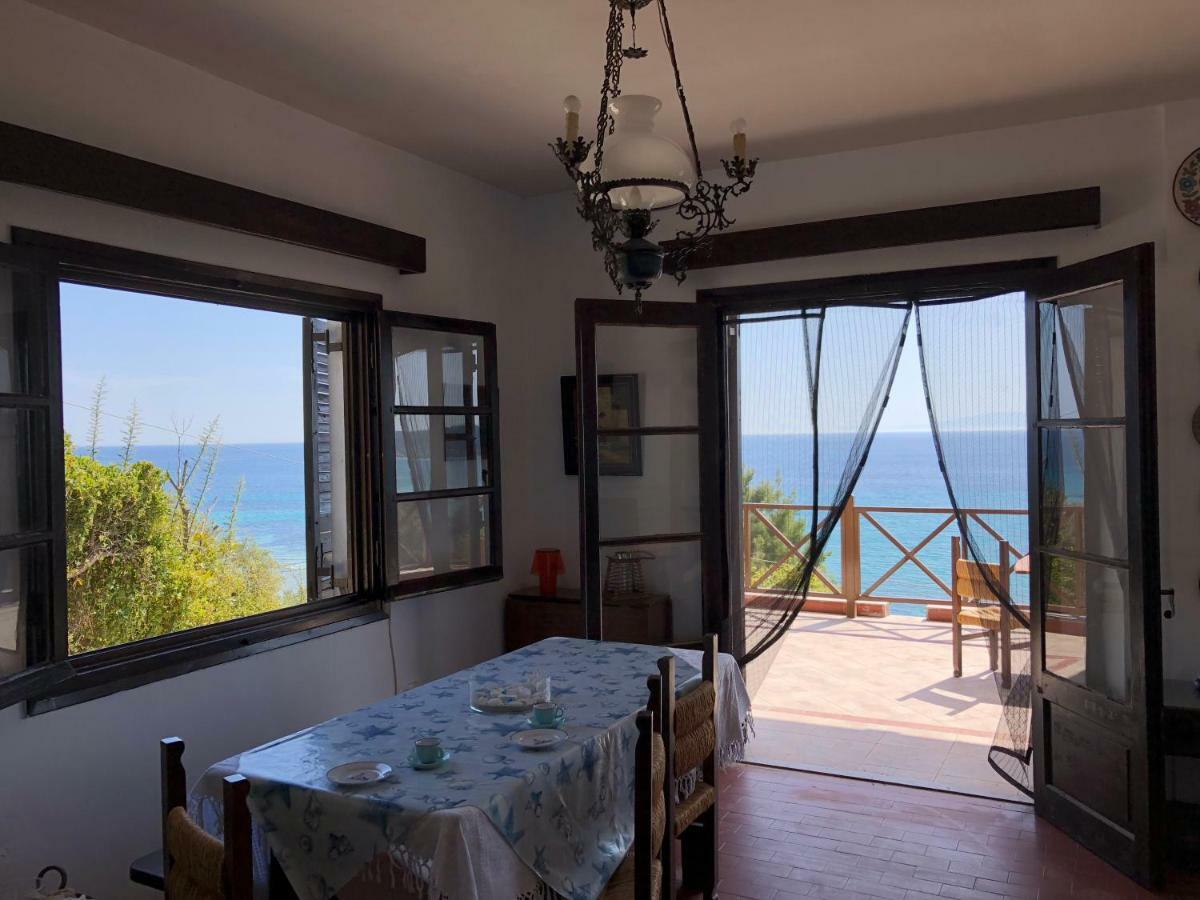 Unique Sea View House Villa Kalandra Eksteriør bilde