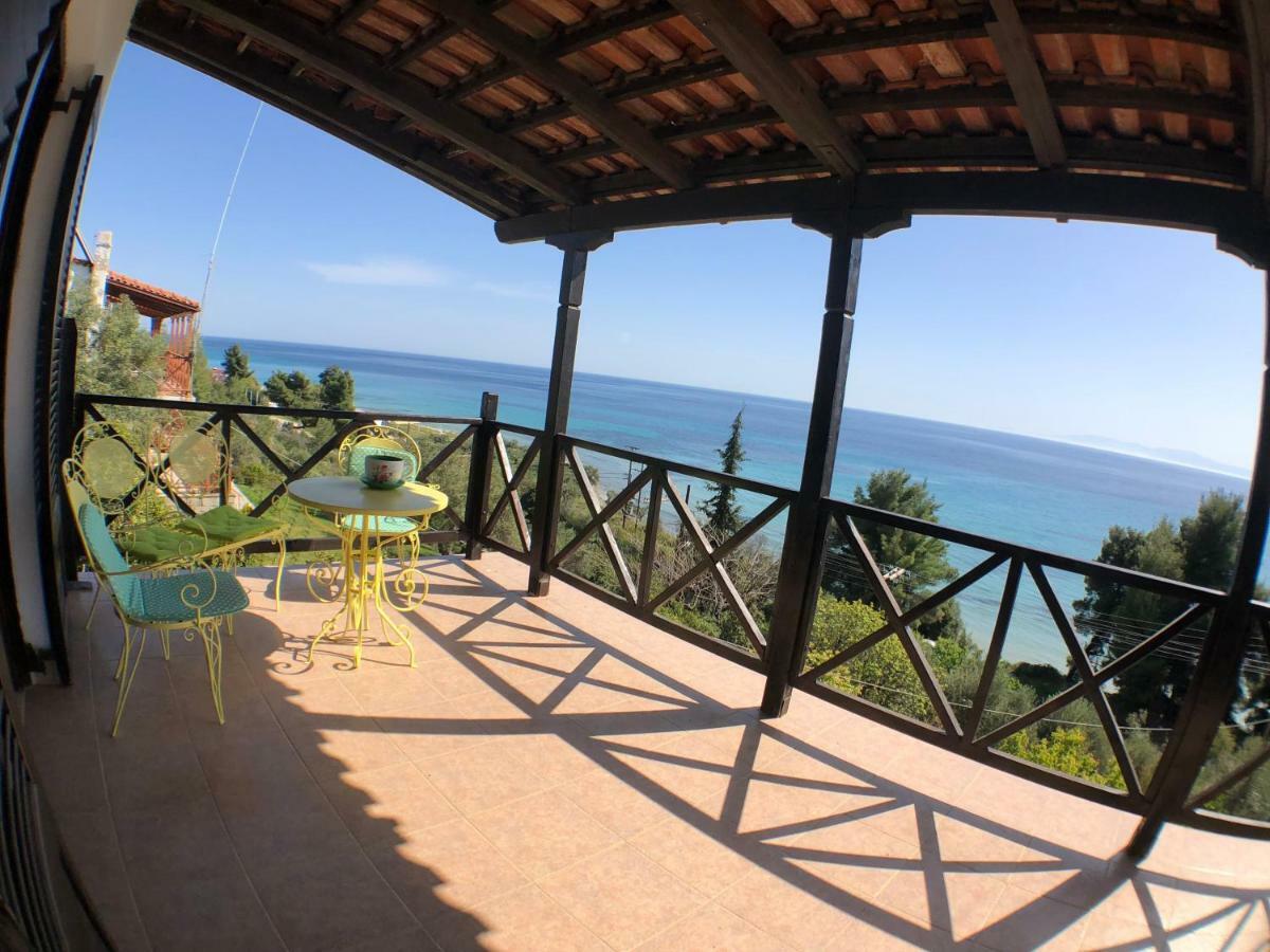 Unique Sea View House Villa Kalandra Eksteriør bilde