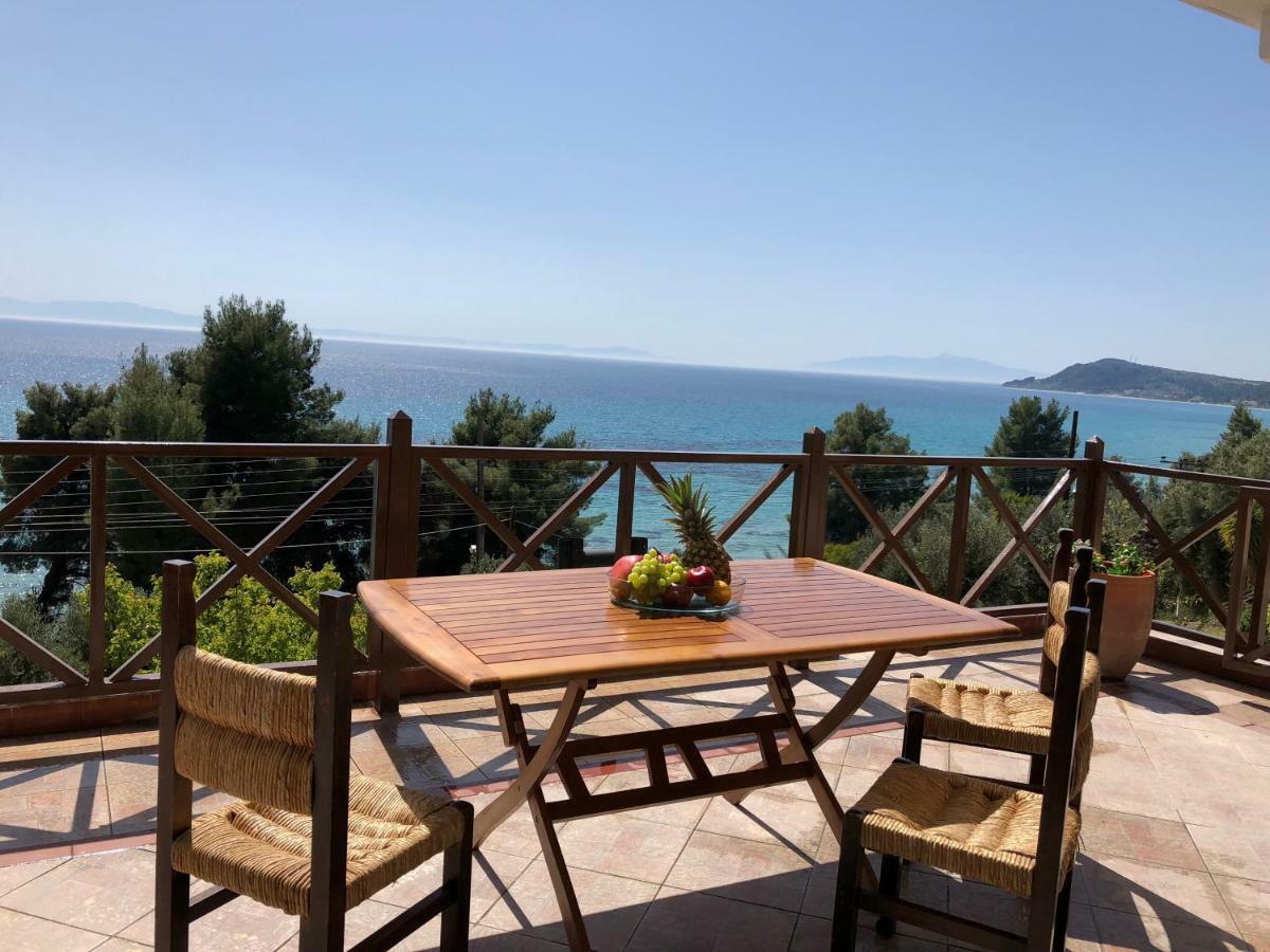 Unique Sea View House Villa Kalandra Eksteriør bilde