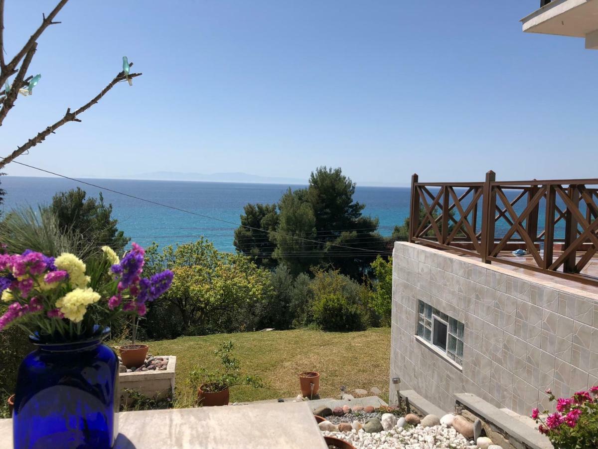 Unique Sea View House Villa Kalandra Eksteriør bilde